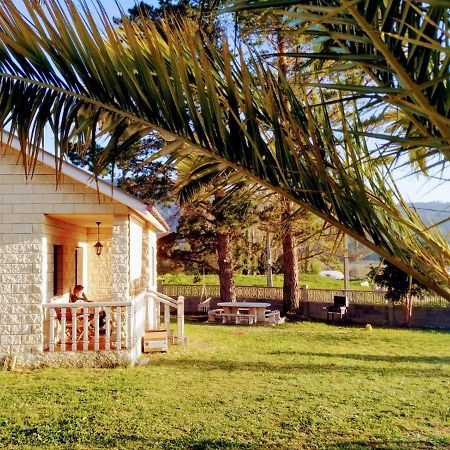 Casa En La Playa De Area Con Finca Privada Viveiro Extérieur photo