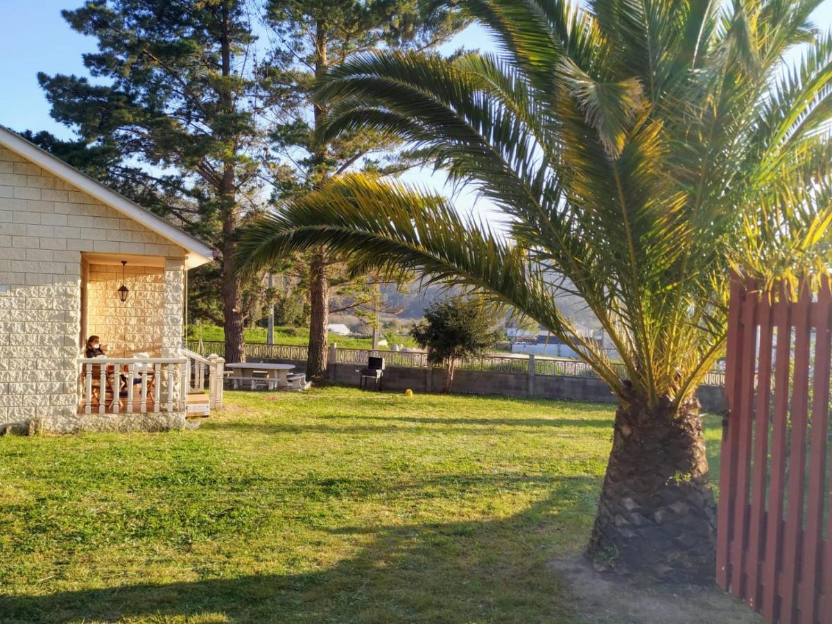 Casa En La Playa De Area Con Finca Privada Viveiro Extérieur photo