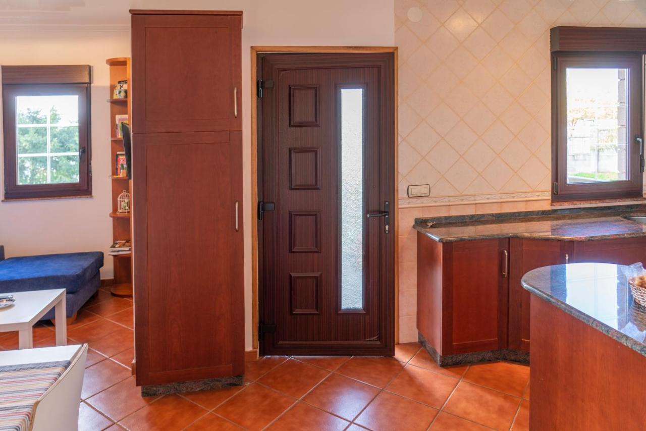 Casa En La Playa De Area Con Finca Privada Viveiro Extérieur photo